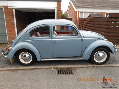 Vw Beetle 1959 Just Restored Inside And Out Fortune Spent Dove Blue