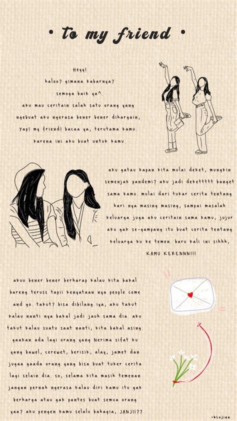 My friend☘️💐💐💐💐💐 | Puisi tentang persahabatan, Puisi kenangan, Kartu ...