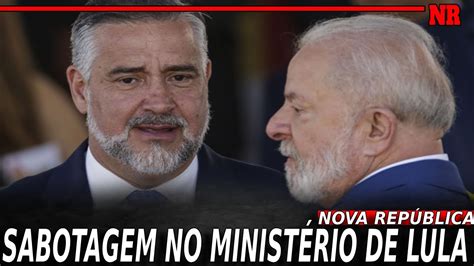 4 SABOTAGEM NO GOVERNO LULA BRIGA MINISTRO E DEDO NA CARA