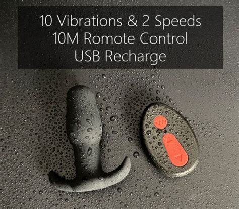 Wireless Remote Control Electric Anal Plug Sq Chastitygo