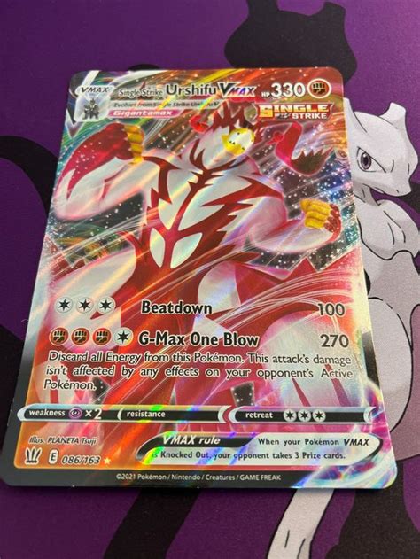 Single Strike Urshifu Vmax Bst Pokemon Xxl Karte Kaufen Auf