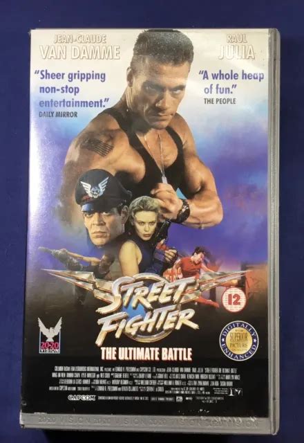 STREET FIGHTER THE Ultimate Battle VHS Video Van Damme 3 00