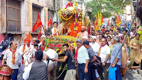 Pingla Mata Shobha Yatra Taken Out Daily Excelsior