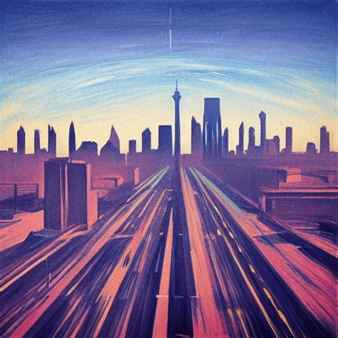 Johannesburg Skyline 2050 By Edward Munch · Creative Fabrica