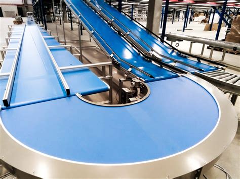 Curved Conveyor Belts Optimize Your Space Processes