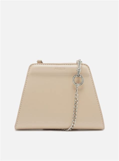 Bolsa Clutch Nude Pequena Arezzo