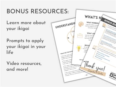 Find Your Ikigai Printable Worksheet Ikigai Planner Ikigai Worksheet