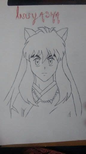 Mi Dibujo De Inuyasha Que Les Parece Todav A No Lo Pinto Inuyasha