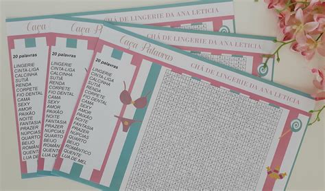 Kit de Brincadeiras Chá de Lingerie Candy Colors Elo