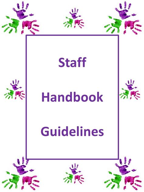 Teacher Handbook Template