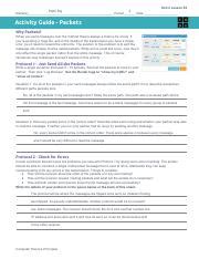 Activity Guide Packets Unit Lesson Pdf Unit Lesson