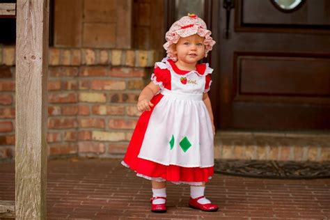 Custom Strawberry Shortcake Dress Costume In Baby Or Toddler Etsy