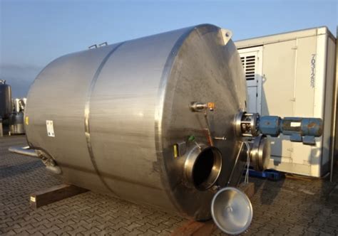 10 000 Litre 304 Stainless Steel Mixing Tank SBS Ayrshire