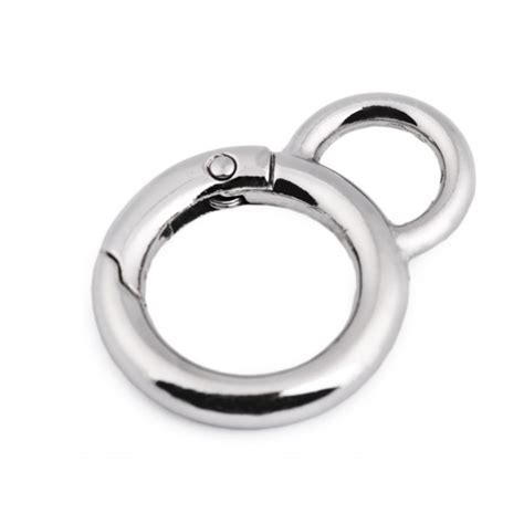 Karabiner Ring 20 mm silber - Lollipops for Breakfast