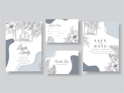 roses  art wedding invitation cards graphic  agnetart creative