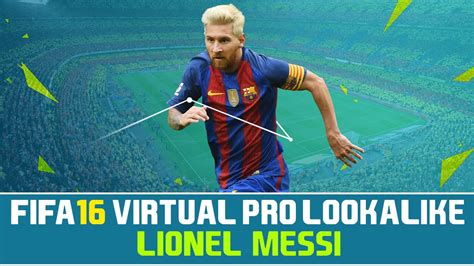 Fifa 16 Virtual Pro Lookalike Tutorial Lionel Messi With Blonde