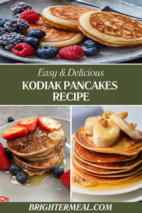 Kodiak Pancakes Recipe