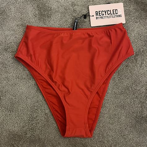 Women S Red Bikini And Tankini Bottoms Depop