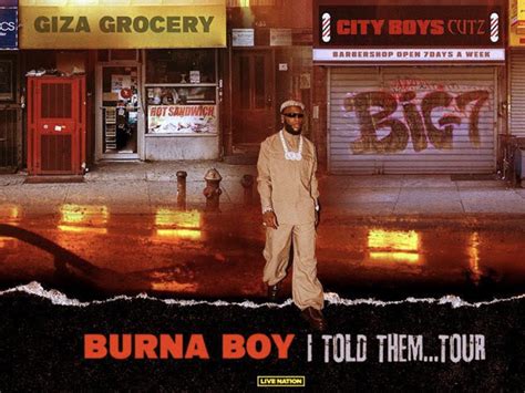 Burna Boy: The 'I Told Them...' tour is happening — Attack The Culture