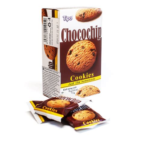 Печенье Tipo с шоколадной крошкой (Choco Cookies), 75 г - купить с ...
