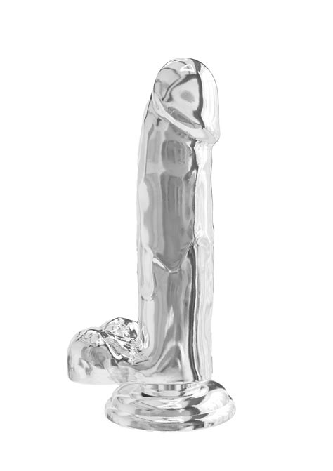 Klarer Dildo Mit Hoden Vergn Gen Realistic Dildos Dildos Sex