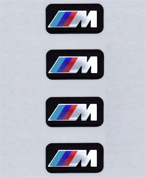 Xbmw Mpower Naklejka Logo Chrom D Znaczek Na Felgi Kierownice X