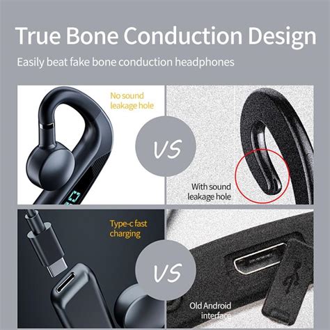 Купить Беспроводные Bluetooth-наушники костной проводимости V18, не ...