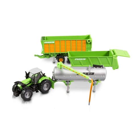 Siku 1848 Traktor Deutz Agrotron X720 Zestaw Przyczep