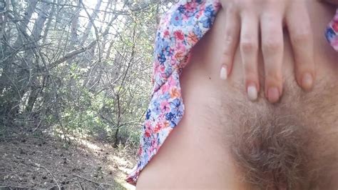 Risky Masturbating And Orgasm In The Forest Hairy Pussy Amateur Amateur Porn XHamster