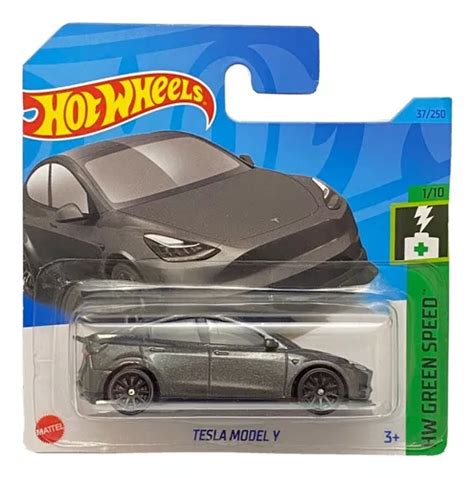 Hot Wheels Tesla Model Y Hw Green Speed El Trico Lote H
