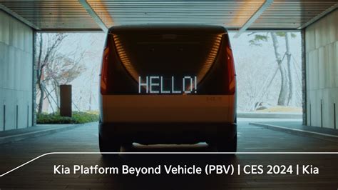 Platform Beyond Vehicle PBV CES 2024 Kia YouTube