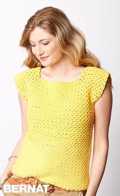 Ravelry: Simple Crochet Tank Top pattern by Yarnspirations Design Studio