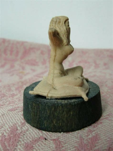 Vintage Nude Harem Belly Dancer Risque Pin Up Wiggle Dancing Rubber