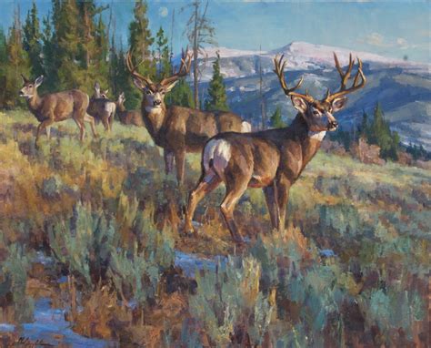 Chad Poppletonoriginal Wildlife Art Coeur Dalene Galleries