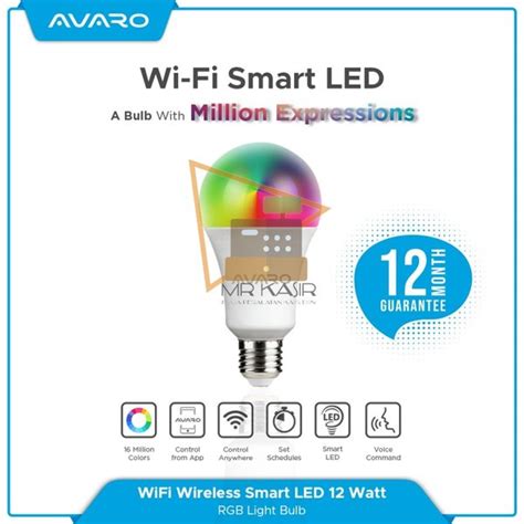 Jual Avaro Smart Led Bulb Watt Rgbww Wifi Lampu Pintar Di Lapak Mr