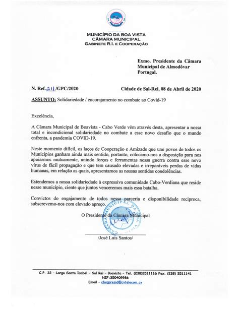 C Mara Municipal Da Boa Vista Expressa Solidariedade No Combate Ao