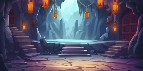 2d Hero Battle Pvp Arena Background Casual Game Art Design Ai