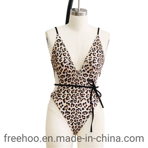 Women S Deep V Diamond Stone Trim High Cut One Piece Swimsuit Sexy Wear And Bikini Price