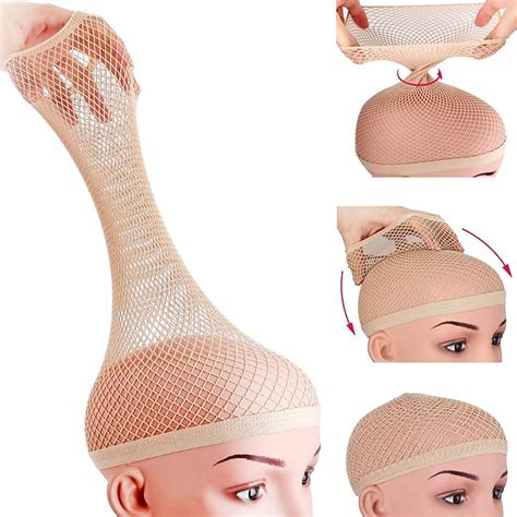 Hair Net For Long Hair Mesh Wig Caps For Women Natural Nude Pieces