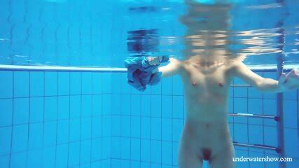 Beautiful Ginger Hairy Pussy Underwater