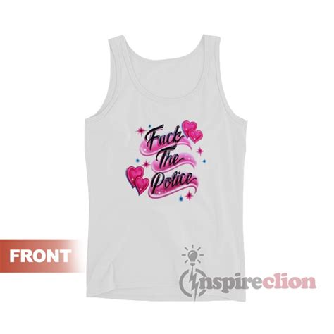 Fuck The Police Tank Top Unisex Cheap Custom Trendy