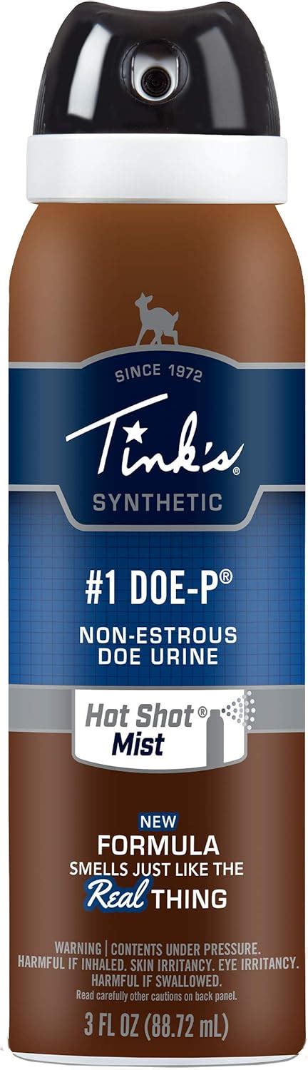 Tink S W5261 1 Doe P Synthetic Non Estrous Hot Shot Spray Mist Scents Amazon Canada