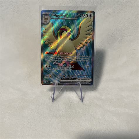 Pok Mon Tcg Pidgeot Ex Sv Obsidian Flames Holo Ultra Rare Ebay