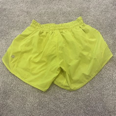 Lululemon Neon Yellow Hotty Hot Not Sure Exact Color Depop
