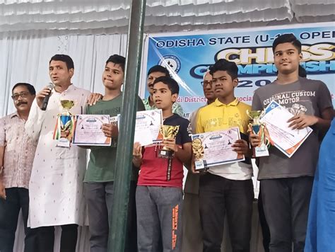 Odisha State Sub Junior U15 Open And Girls Chess Championships 2023