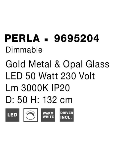 Nova Luce Modular Luminaires Perla Gold Metal Opal Glass Arti