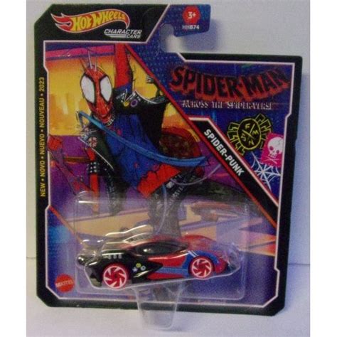 HOT WHEELS SPIDER PUNK Across The Spider Verse Character Car On