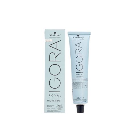 Schwarzkopf Igora Royal Highlifts Permanent Highlift Color Creme 10 21 Ultra Blonde Ash Cendré
