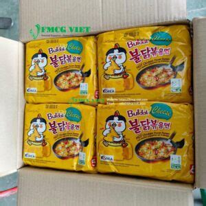 SamYang Buldak Hot Chicken Ramen Cheese Noodles G X Bags Wholesale Exporter FMCG Viet