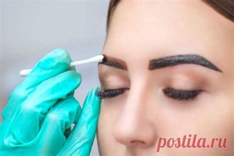 Как покрасить брови в домашних условиях? | красота | Постила